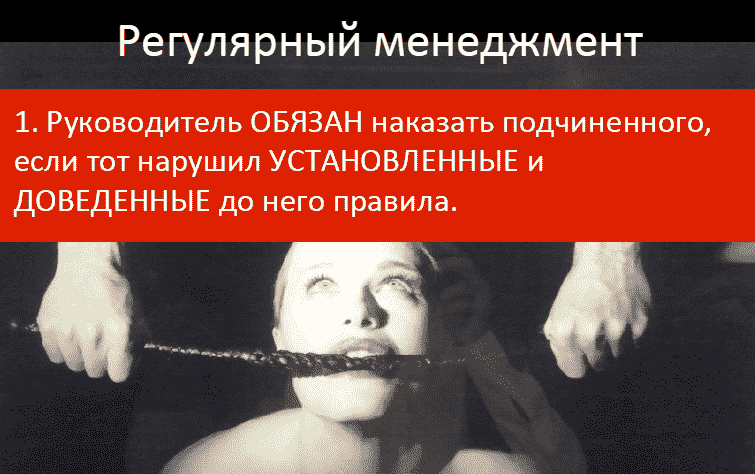 Правила наказания сотрудникова Правила наказания сотрудников